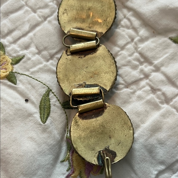 Vintage Beaded Bracelet with Dark Stones - Picture 8 of 8